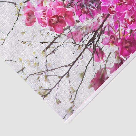 Paarse tijgerorchideeën tissuepapier (Detail)