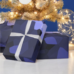 Paarse Tint Gekristalliseerd Patroon Cadeaupapier