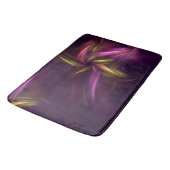 Paarse tinten Abstract Flower Fantasy Badmat (Gekanteld)