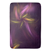 Paarse tinten Abstract Flower Fantasy Badmat (Voorkant Verticaal)