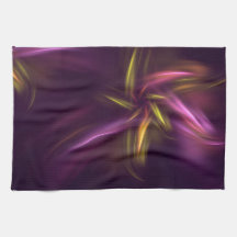 Paarse tinten Abstract Flower Fantasy