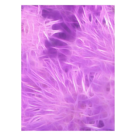 Paarse tinten bloemen getransformeerd tafelkleed (Voorkant)