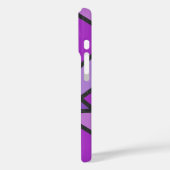 Paarse tinten gebrandschilderd glas patroon  Case-Mate iPhone case (Achterkant / Links)