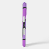 Paarse tinten gebrandschilderd glas patroon  Case-Mate iPhone case (Achterkant / Rechts)