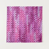 Paarse tinten gebreide stof textuur wandkleed (Voorkant (horizontaal))