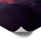 Paarse tinten van Dusk Poster (Hoek)