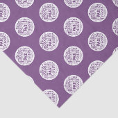 Paarse tissue paper meertalige rust. tissuepapier (Detail)