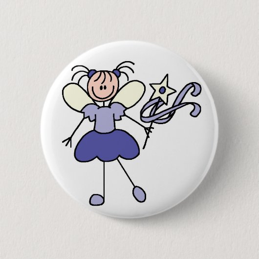 Paarse toets Figuur Angel Button (Voorkant)