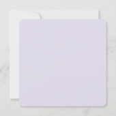 Paarse Toile de Fleur Notitiekaartje (Achterkant)