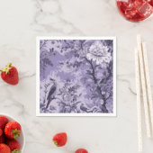 Paarse Toile de Fleur Servet (Insitu)