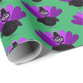 Paarse Tom Turkije Cadeaupapier (Rol Hoek)