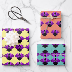 Paarse Tom Turkije Inpakpapier Vel