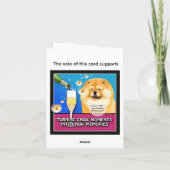 PAARSE TONG PINOT door Sandra Miller Kaart (Achterkant)