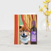 PAARSE TONG PINOT door Sandra Miller Kaart (Gele Bloem)