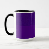 Paarse Top-Band Noise Effect Coffee Mok (Custom) (Links)
