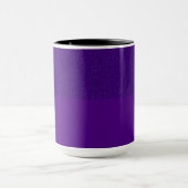 Paarse Top-Band Noise Effect Coffee Mok (Custom) (Midden)