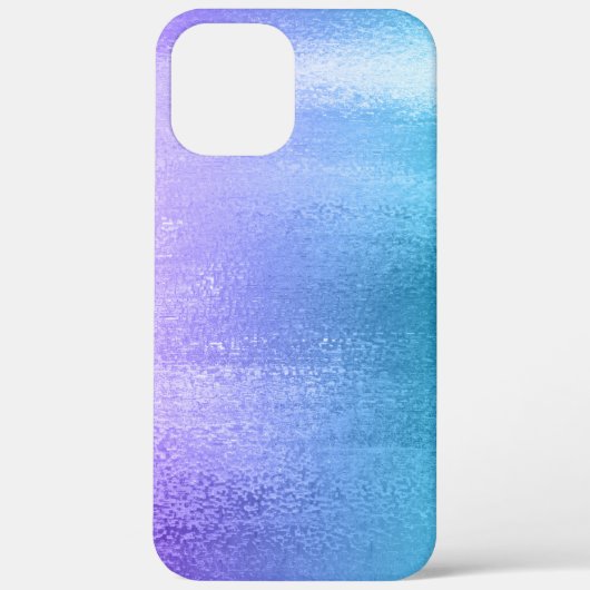 Paarse tot blauwgroen ombre glanzende achtergrond Case-Mate iPhone case (Achterkant)