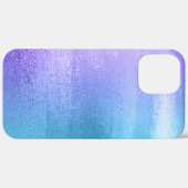 Paarse tot blauwgroen ombre glanzende achtergrond Case-Mate iPhone case (Achterkant (horizontaal))