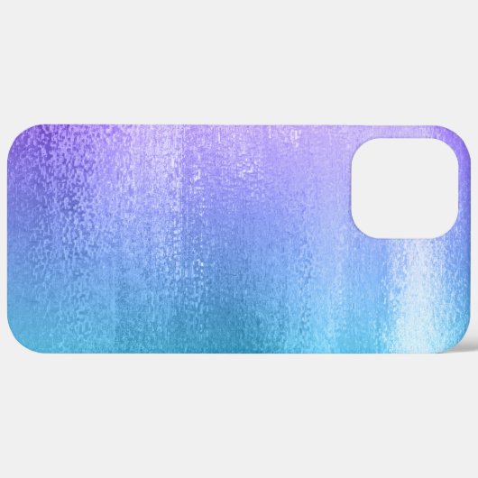 Paarse tot blauwgroen ombre glanzende achtergrond Case-Mate iPhone case (Achterkant / Rechts)