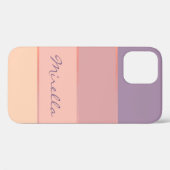 Paarse tot gele kleurencombinatiestroom Case-Mate iPhone case (Achterkant (horizontaal))