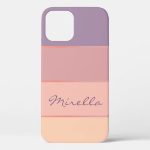 Paarse tot gele kleurencombinatiestroom Case-Mate iPhone case