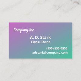 Paarse tot groene Visitekaartjes