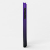 Paarse tot zwarte gradiënt iPhone draagtas Case-Mate iPhone Case (Achterkant/links)