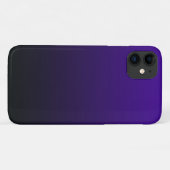 Paarse tot zwarte gradiënt iPhone draagtas Case-Mate iPhone Case (Achterkant (horizontaal))