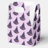 Paarse Tovenaar Petten Halloween Treat Boxes Bedankdoosjes (Geopend)