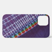 Paarse Tracks Tie Dye Case-Mate iPhone Case (Achterkant (horizontaal))