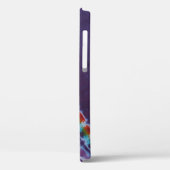 Paarse Tracks Tie Dye Case-Mate iPhone Case (Achterkant / Links)