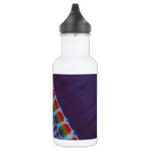 Paarse Tracks Tie Dye Waterfles (Rechts)