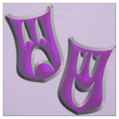 Paarse Tragedy en Comedy Masks Stof (Swatch)