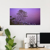 Paarse Tree fine art print (Thuiskantoor)