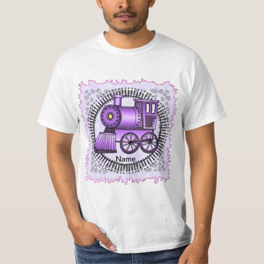 Paarse Trein T-shirt (Voorkant)