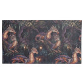 Paarse trekkers in bomen kussensloop (Voorkant-Links)