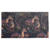 Paarse trekkers in bomen kussensloop (Voorkant-Rechts)