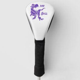 Paarse Trex de baas Dino Golfheadcover
