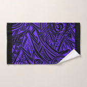 Paarse tribale Abstract Bad Handdoek (Handdoek)
