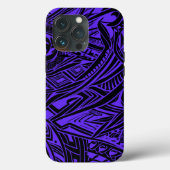 Paarse tribale Abstract Case-Mate iPhone Case (Achterkant)