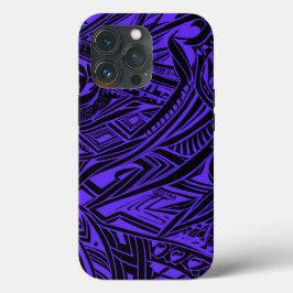 Paarse tribale Abstract Case-Mate iPhone Case