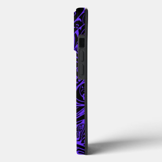 Paarse tribale Abstract Case-Mate iPhone Case (Achterkant / Links)