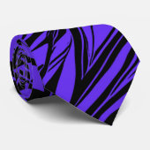 Paarse tribale Abstract Stropdas (Opgerold)