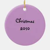 Paarse tribune en overlevingsorament keramisch ornament (Achterkant)