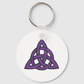 Paarse Trinity Sleutelhanger
