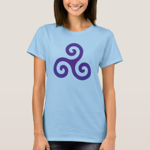 Paarse Triskele T-shirt