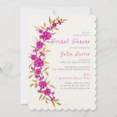 Paarse trompet wijnstok bloementuin Vrijgezellenfe Kaart (Voorkant)