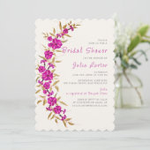 Paarse trompet wijnstok bloementuin Vrijgezellenfe Kaart (Staand voorkant)