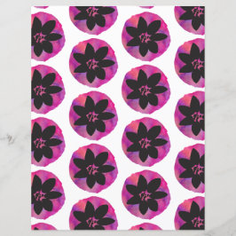 Paarse tropisch plattegronnen