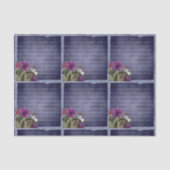  Paarse tropische storm Tissuepapier (Voorkant)